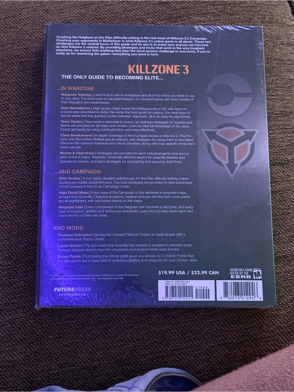 Killzone 3 Official Strategy Guide, Sealed